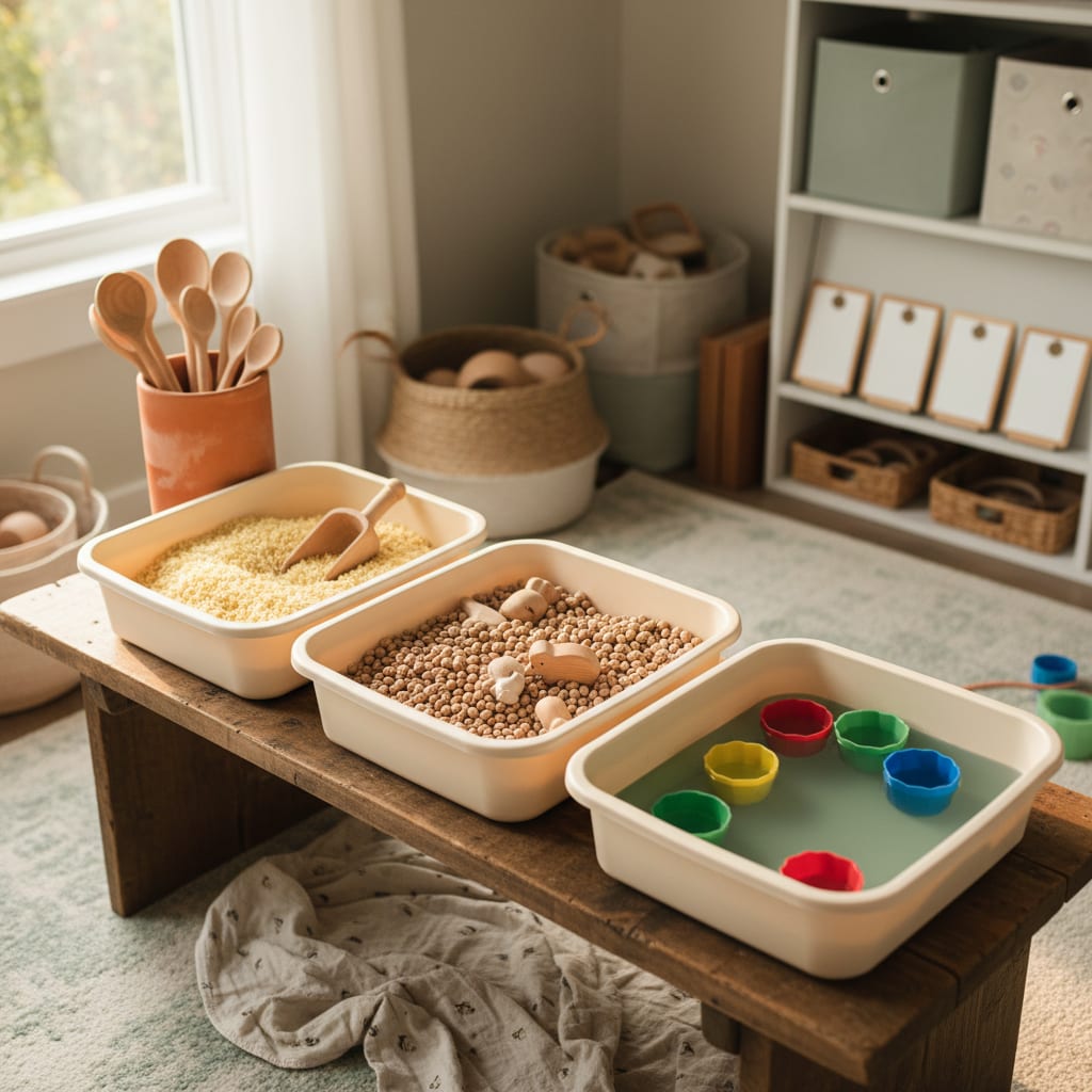 Sensory Bin Ideas by Age (and What to Fill Them With)