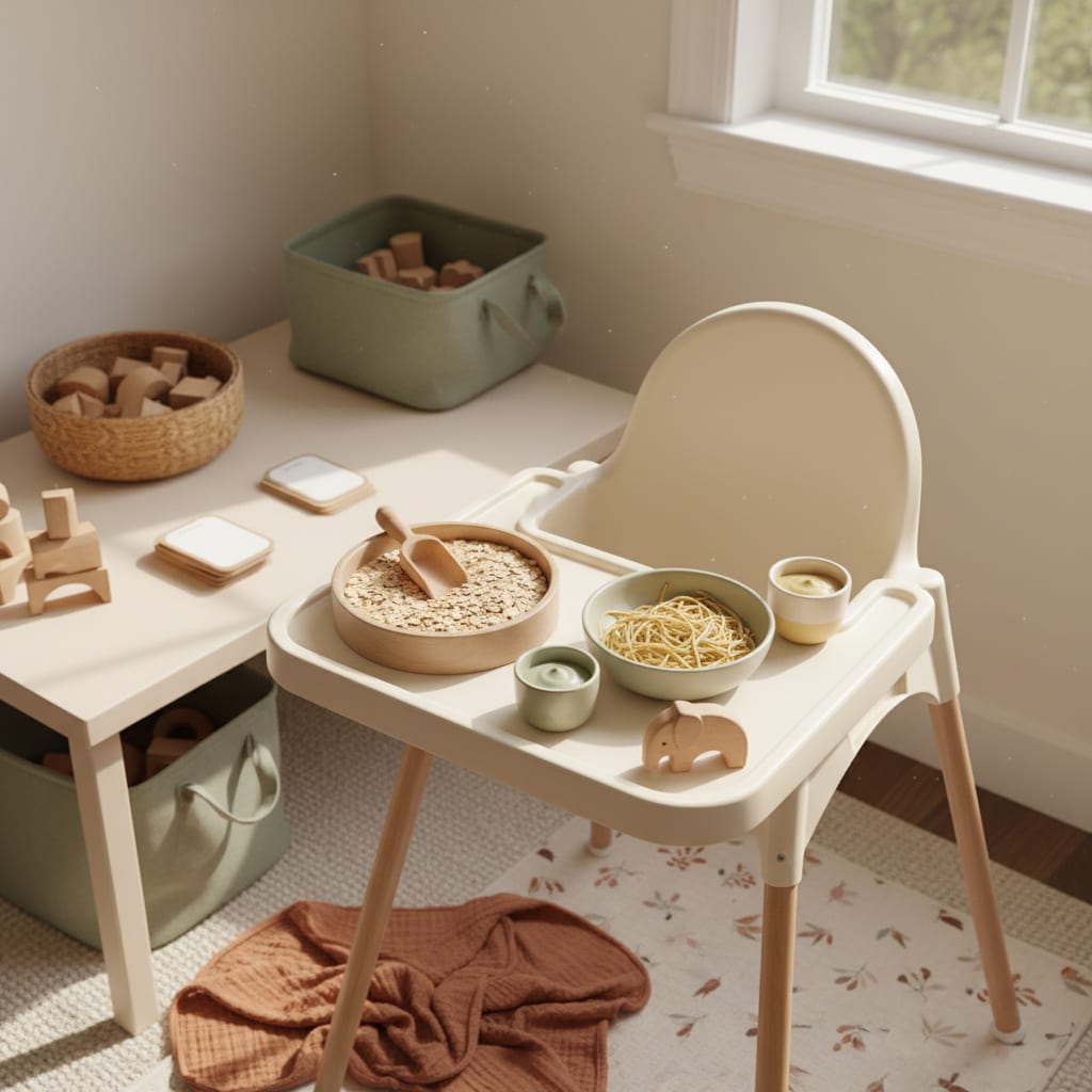 Taste-Safe Sensory Play for the Mouthing Age
