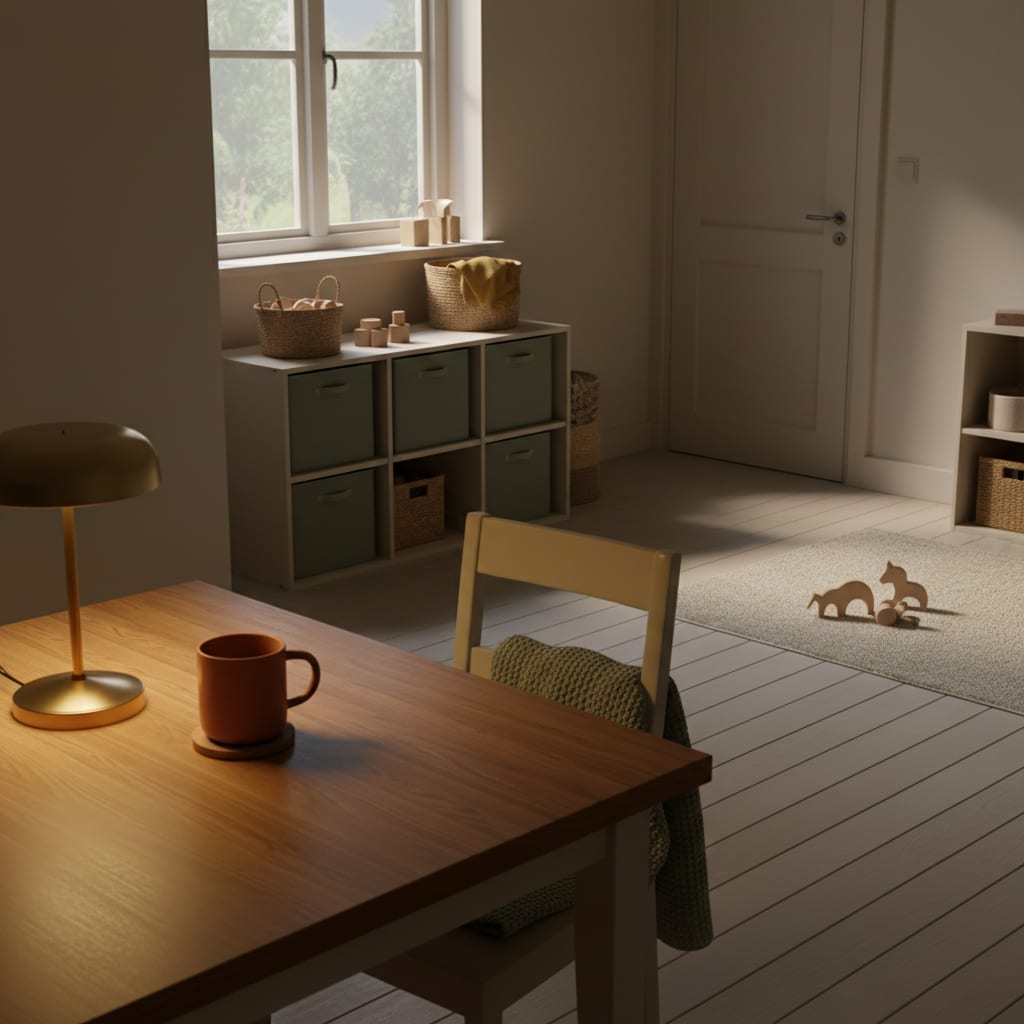 Work Calls at Bedtime: Keeping a Small House Quiet